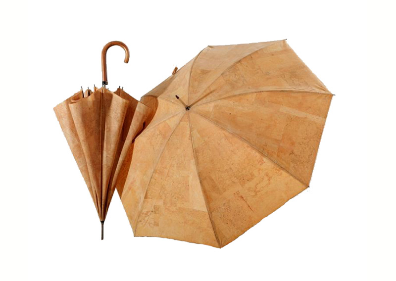 Bæredygtig paraply i kork