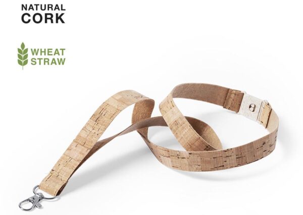 Keyhanger i kork med lining af sukkerrørfibre