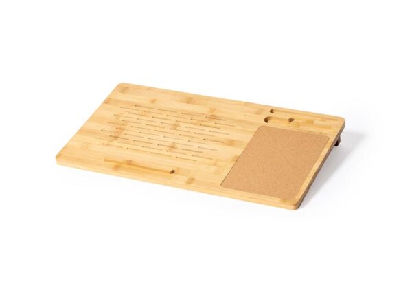 Miljøvenligt computerbord i bambus og kork